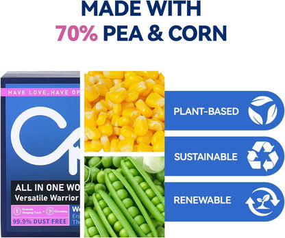 OPET Mixed Tofu Cat Litter -Strong Clumping Litter, Mixed Tofu and Bentonite, 99.9% Dust Free and Flushable Cat Litter, Natural Sustainable Ingredients Odor Control, Low Tracking（18lb, White Tea）