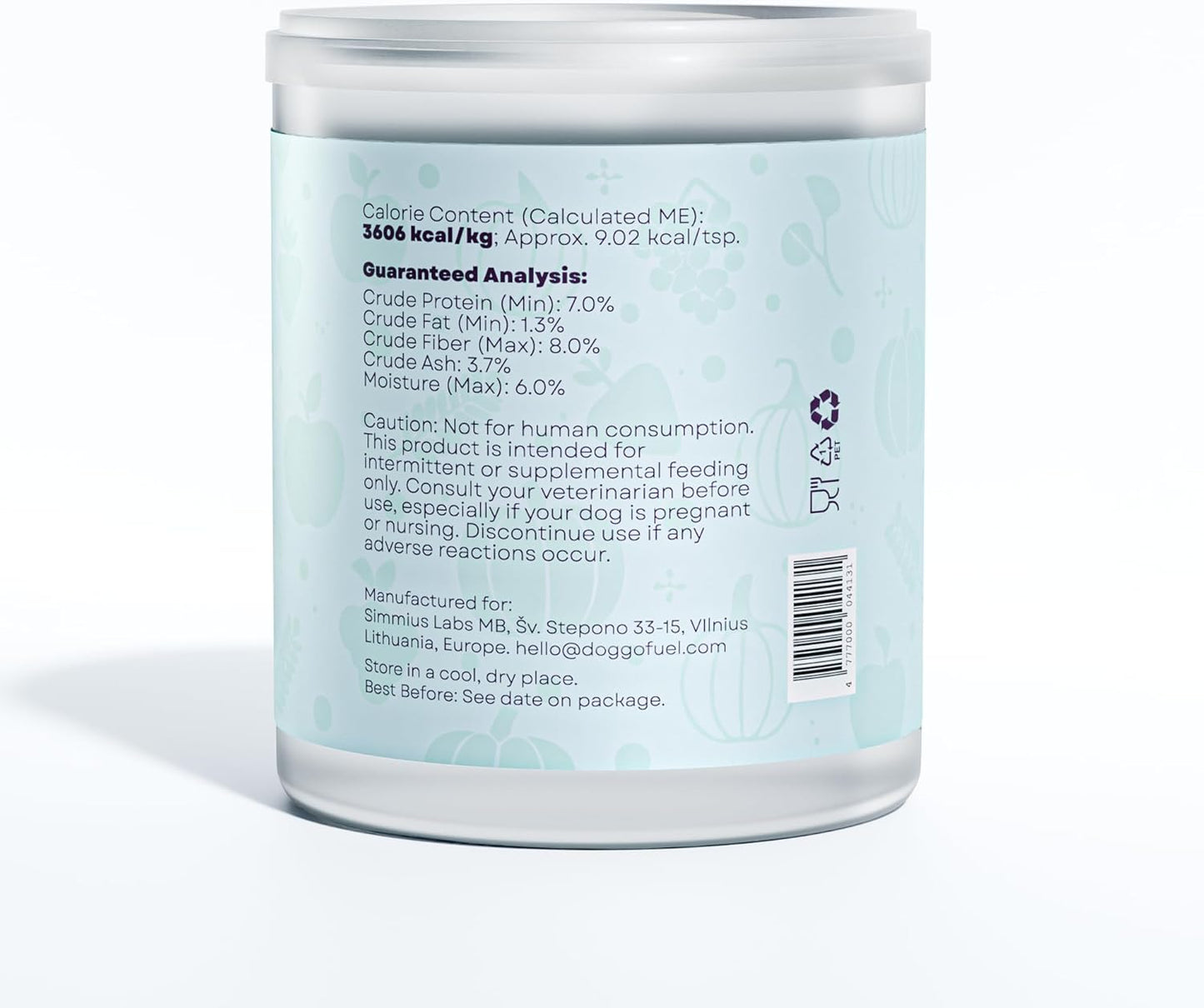 Natural Dog Skin and Coat Supplement - Dog Food Topper with Fruits & Vegetables - Freeze-Dried Meal Enhancer with Antioxidants, Vitamins & Nutrients - Easy-Mix Formula for All Breeds & Ages