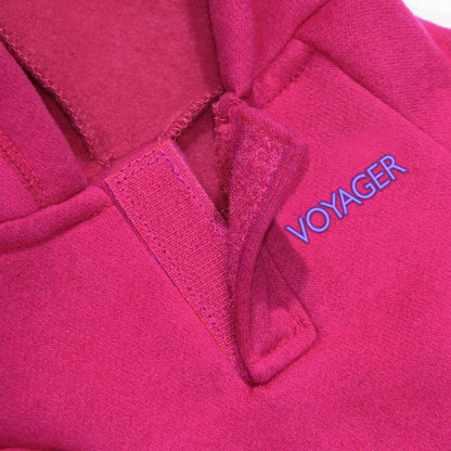 Best Pet Supplies - Voyager Dog Windproof Hoodie Pullover - Fuchsia, X-Small, 252-FU-XS