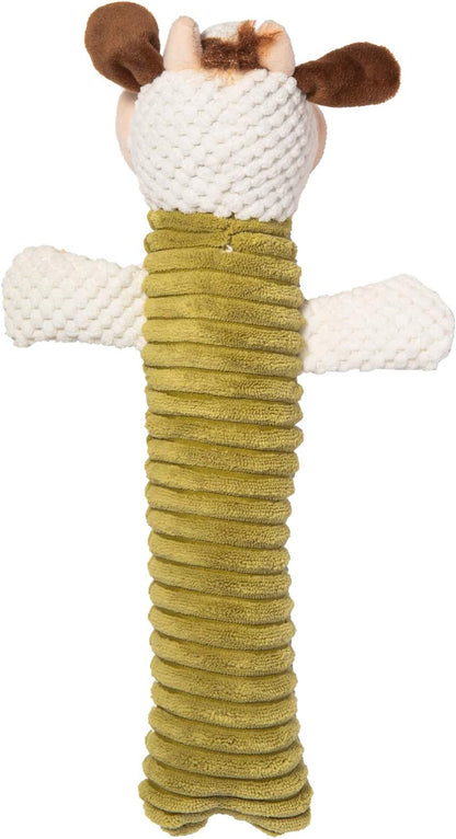 Best Pet Supplies Log Plush Dog Toy, Squeaky Dog Toy with 3 Textures and 2 Squeakers, Interactive Dog Toys for Small and Large Breeds - Sheep, Monkey and Cow Bundle, Large