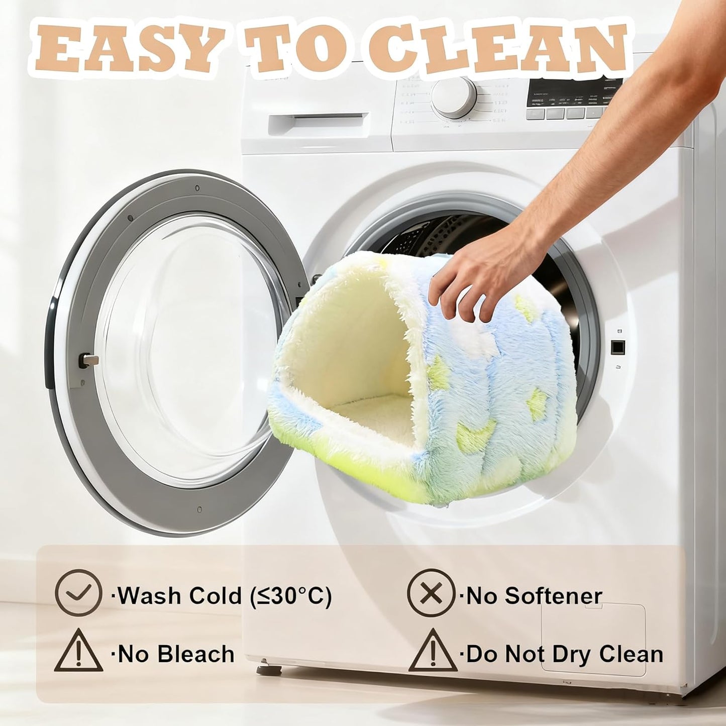 Meow&Woof Hamster Bed, 2 Pack Guinea Pig Houses, Washable Small Animal Beds, Fleece Sugar Glider House, Hedgehog Cage Accessories, Hideaway for Hedgehog Chinchilla Rat