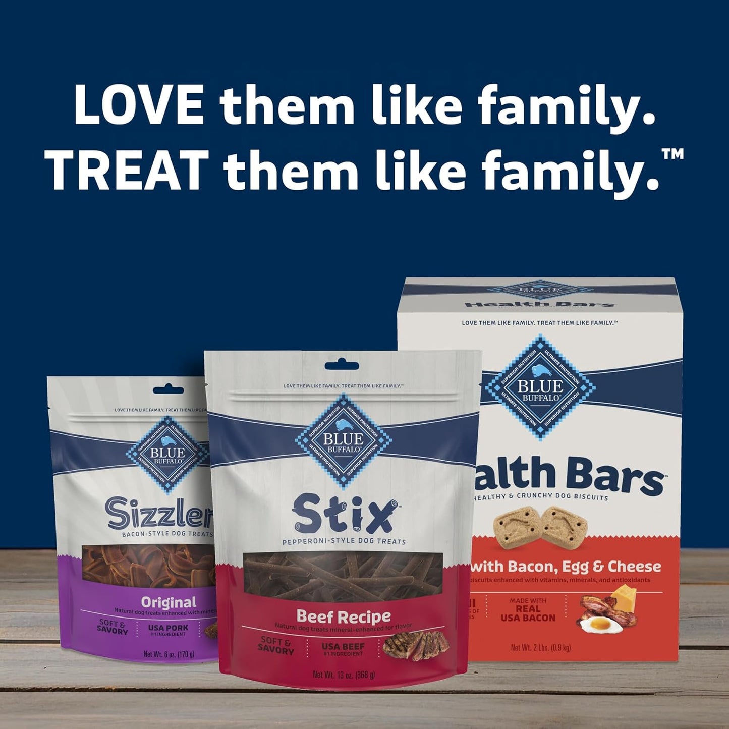 Blue Buffalo Stix Pepperoni-Style Dog Treats Made with Natural Ingredients, Beef Recipe, 13-oz Bag