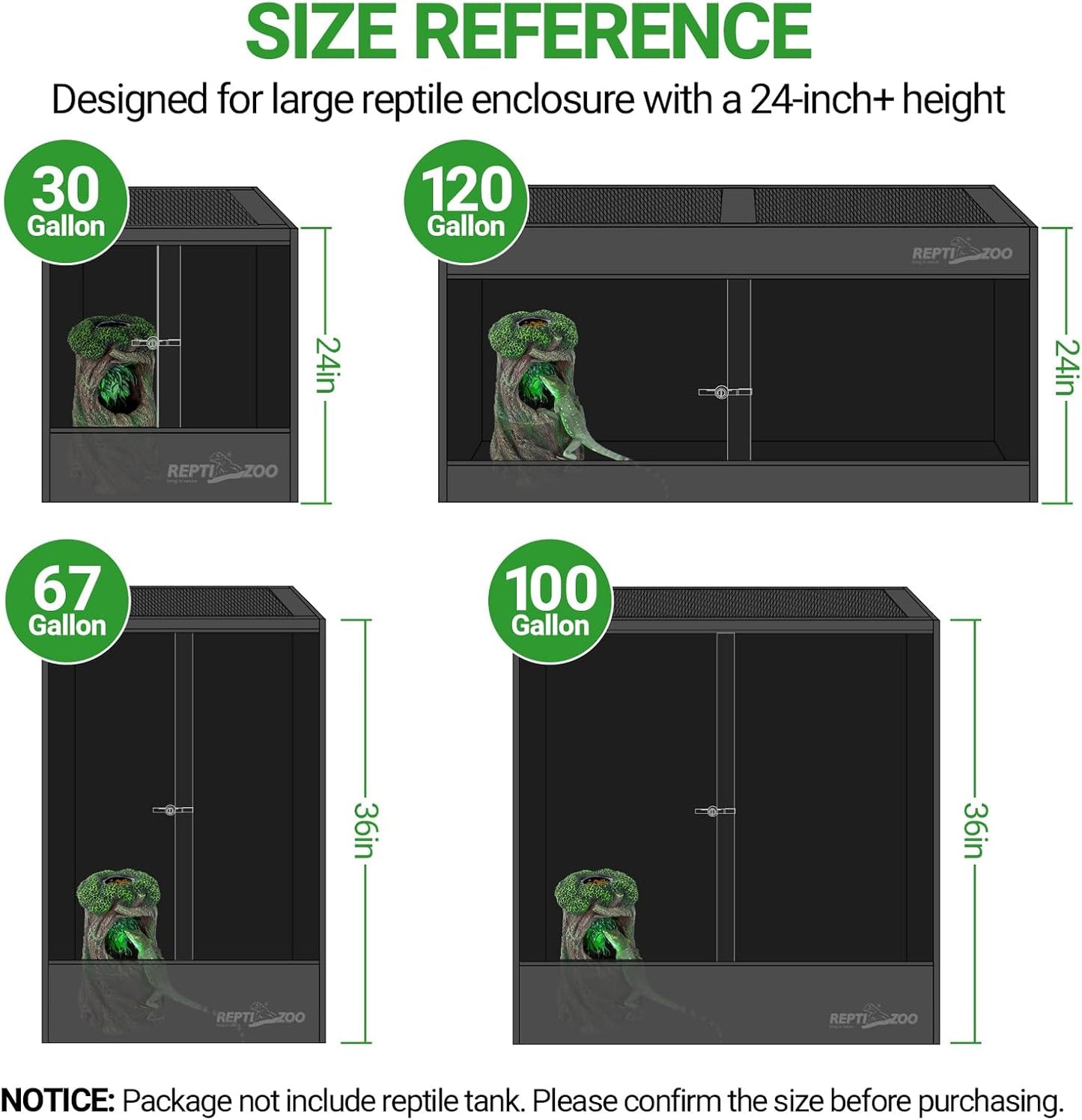 REPTI ZOO Reptile Waterfall Drinking Fountain with Food Dish, 1000ML Large Reptile Terrarium Water Dispenser for Bearded Dragon Chameleon Gecko Lizard Tree Frog