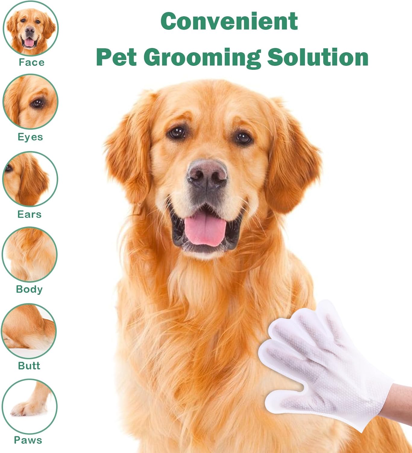 CuteBone Dog Paw Balm and Pet Glove Wipes Kit