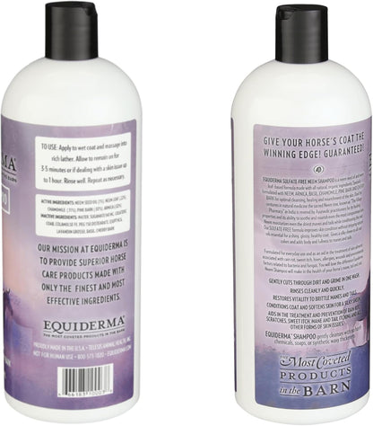 The Original – Equiderma Arnica Horse Shampoo, 32 oz | Sulfate-Free, Organic Herbal Formula for Healthy Skin, Silky Coat & Brilliant Shine | Natural Grooming Care