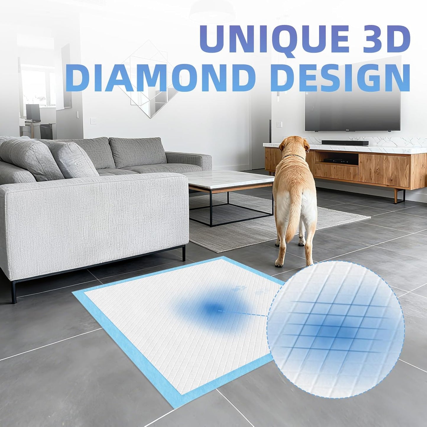 Dog Pee Pads Extra Large 30"x36", 50 Count Puppy PadsXL, Potty Pads for Dogs, Super Absorbent & Leak-Proof, Disposable Training Pads for Puppies, Doggie Pads