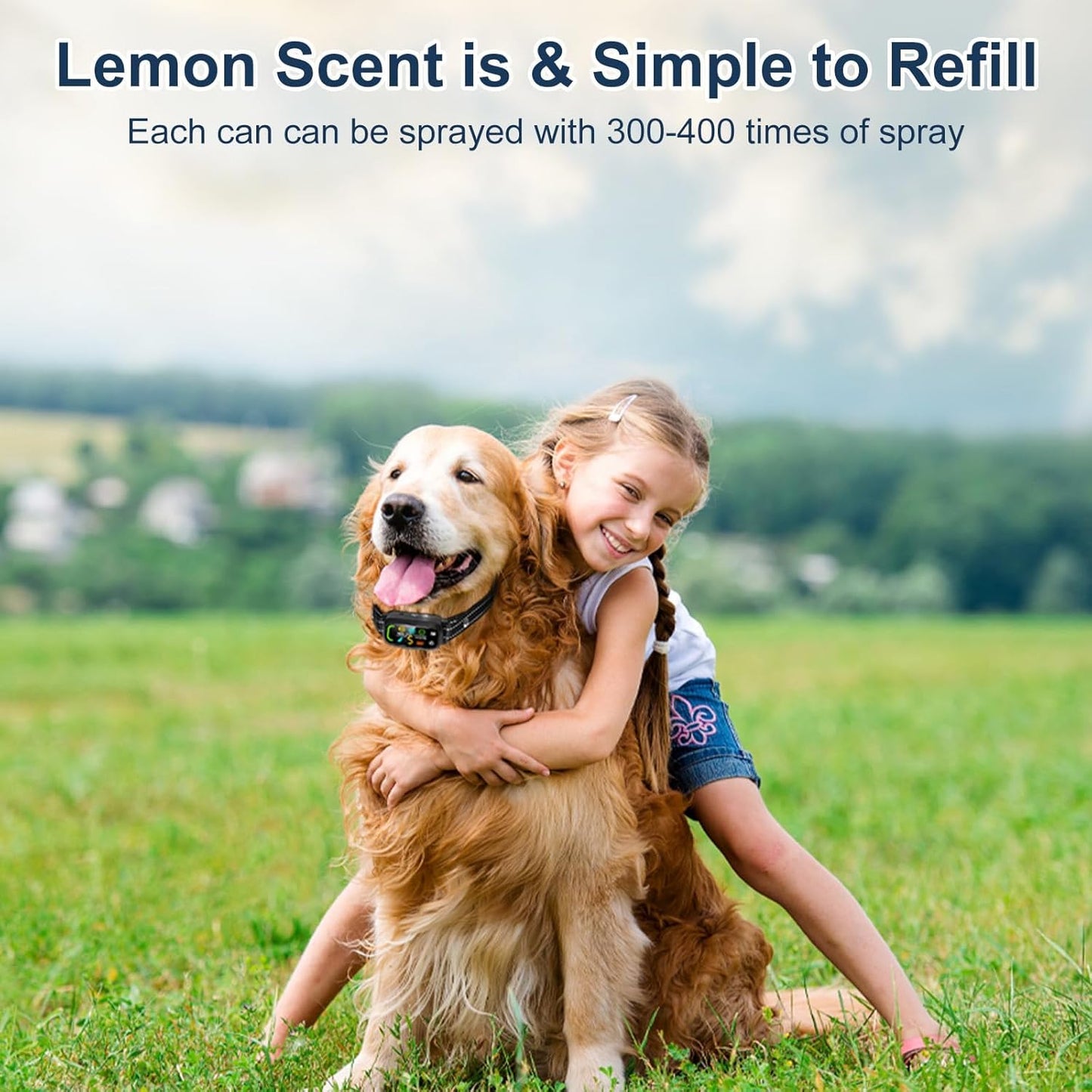 Citronella Spray Refill 1 Pack 3oz 85g Can Citronella Bark Collar, Spray Bark Collar & Remote Trainers Humane & Safer Citronella Refill Dog White