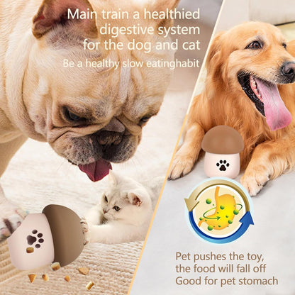 Interactive Dog Feeder Puzzle Toys, Silicone Treat Dogs Enrichment Toy, Slow Dog Food Dispenser, Keep Them Busy, Healthy Eating, Mental Stimulation for Medium Small Puppy and Cat