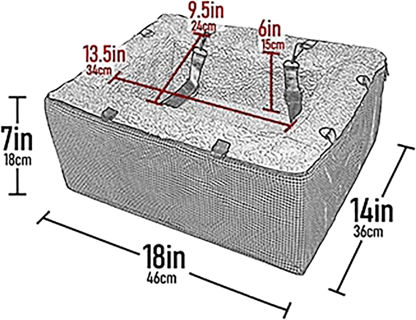 Pet Gear Lookout Booster Car Seat, Removable Comfort Pillow, Safety Tether Included, Installs in Seconds, No Tools Required, Grey Houndstooth