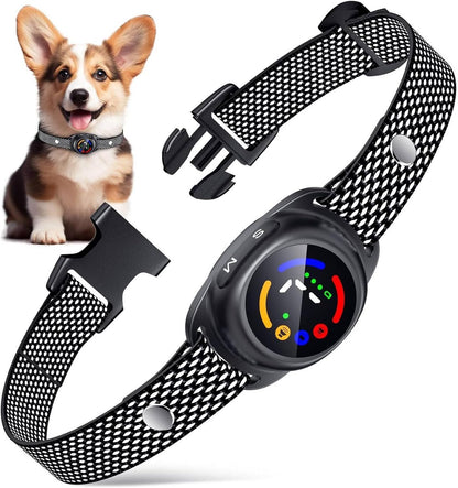 Bark Collar for Small Medium Dogs, Dog Bark Collar with Beep Vibration, IP67 Waterproof Rechargeable Barking Collar with 7 Adjustable Sensitivity (Classic Black)