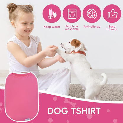 Dog Shirt for Small Dogs Pink and Center Console Dog Car Seat