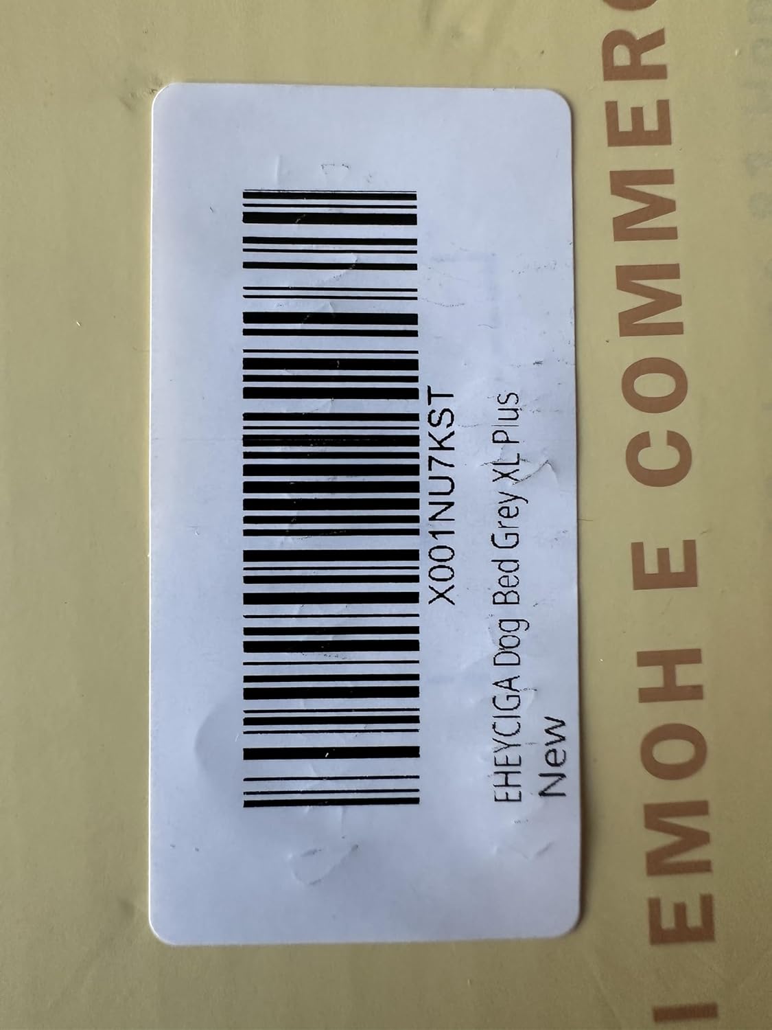 EHEYCIGA Orthopedic XL Dog Beds for Extra Large Dogs with Removable Washable Cover for Crate, Grey, 41x27