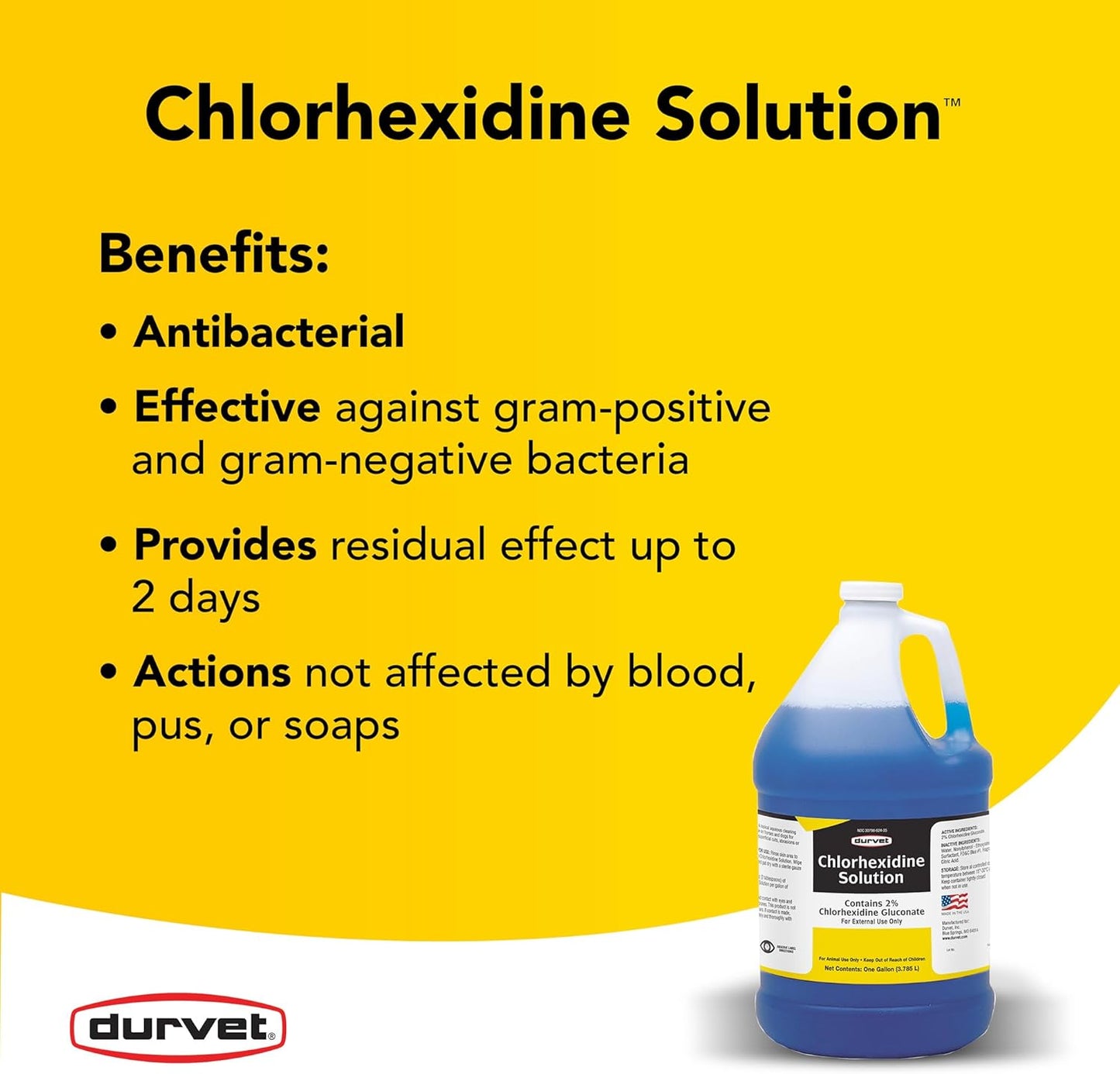 Chlorhexidine 2% for Horses & Dogs, One Gallon