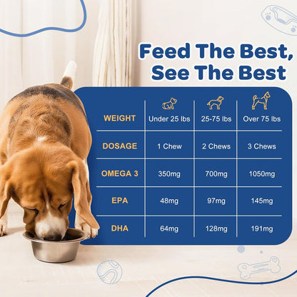 Dog Multivitamin and Dog Salmon Oil Chews