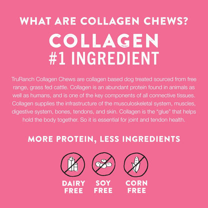 TRURANCH 6" Pork Skin Twists - Collagen Chews for Dogs - Chicken Wrapped Jerky - Made with Real Pork Skin - Rawhide Alternative - Limited Ingredient - Easy to Digest Treat, 1 Bag, 9 Count