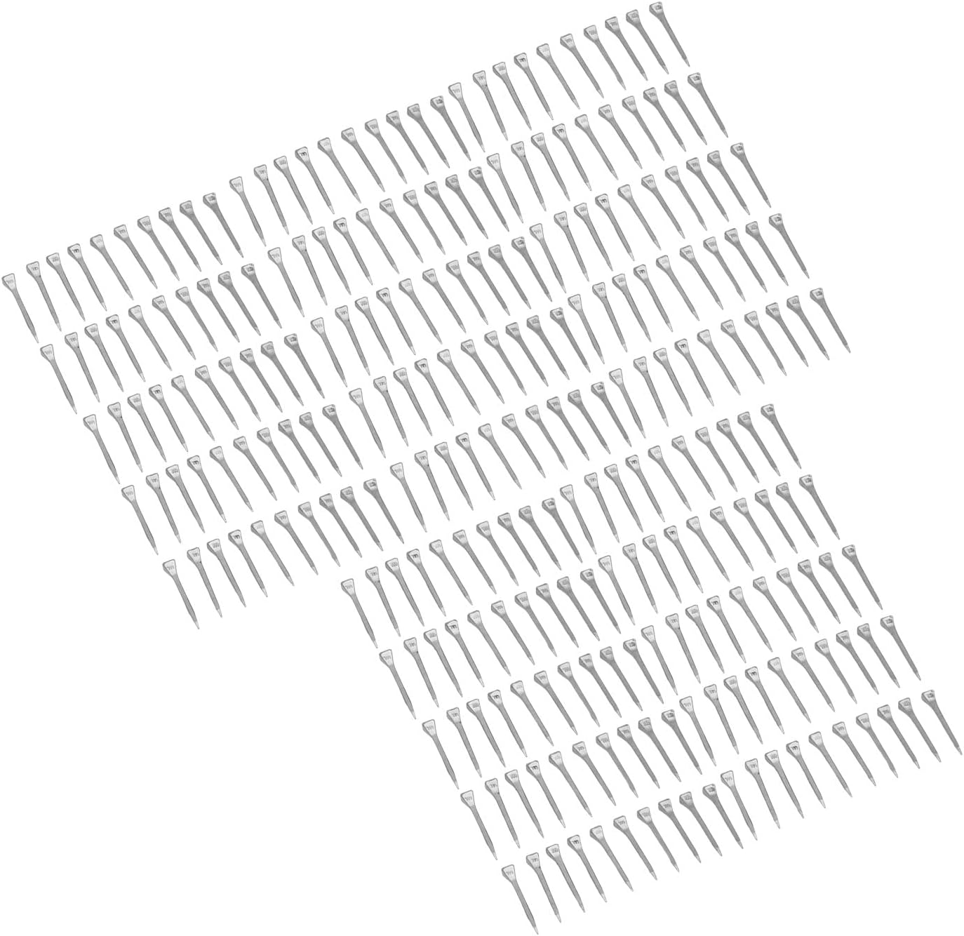 250 Pcs Horseshoe Nails High Tensile Strength Good Elasticity Accurately Crafted Steel Horse Shoe Nails for Farrier Use (FJ0RACE)