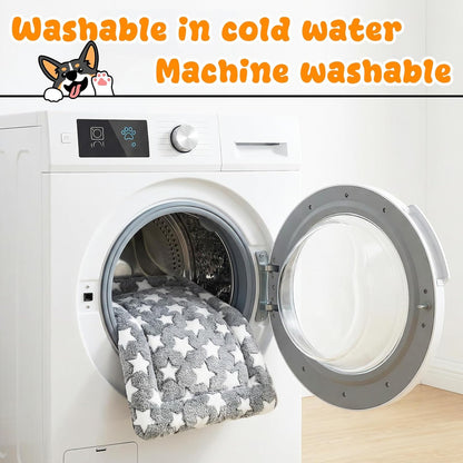 4 Pcs Dog Bed Mat Plush Orthopedic Outdoor Crate Mat with Non-Slip Bottom Washable Dog Cats Kennel Pad Reversible Crate Pads Soft Bed Crate-Pads for Crates, Travel, and Home(16 x 24 x 1.4 Inch,Gray)