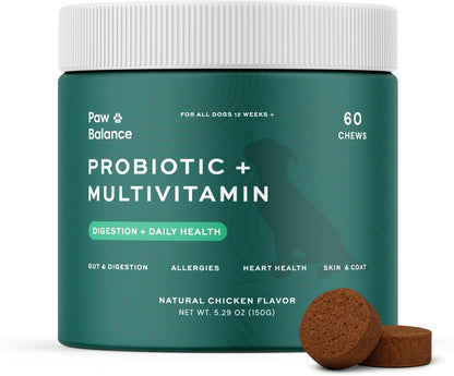 Dog Probiotic and Multivitamin Chews