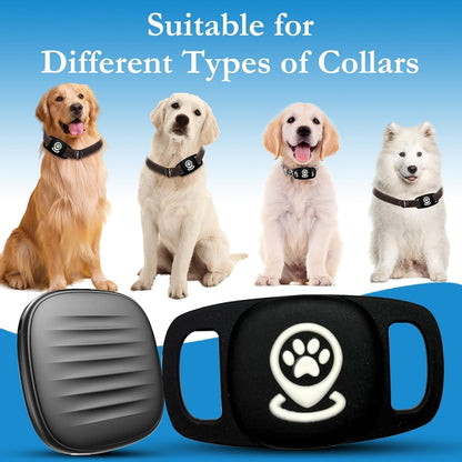 Pet Tracker for Dogs, Dog Tracker Smart Pet Location Tracker with Holder, Smart Item Finder, MFi Certificated Dog Tracking Device, No Monthly Fee, Works with Find My(iOS Only)