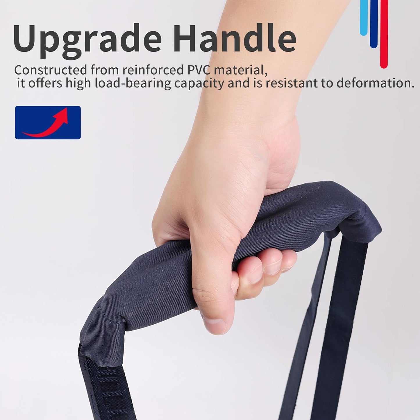 Easy Pet Life Dog Sling for Back Legs, Adjustable Pet Mobility Aid，Pet Rear Leg Support Brace,Hip Support Harness to Help Lift Dogs Rear for Helps Senior and After ACL Surgery (Blue, XL)