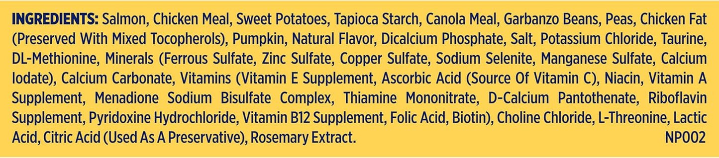 Nature's Recipe Grain Free Dry Dog Food, Salmon, Sweet Potato & Pumpkin Recipe, 34 lb. Bag