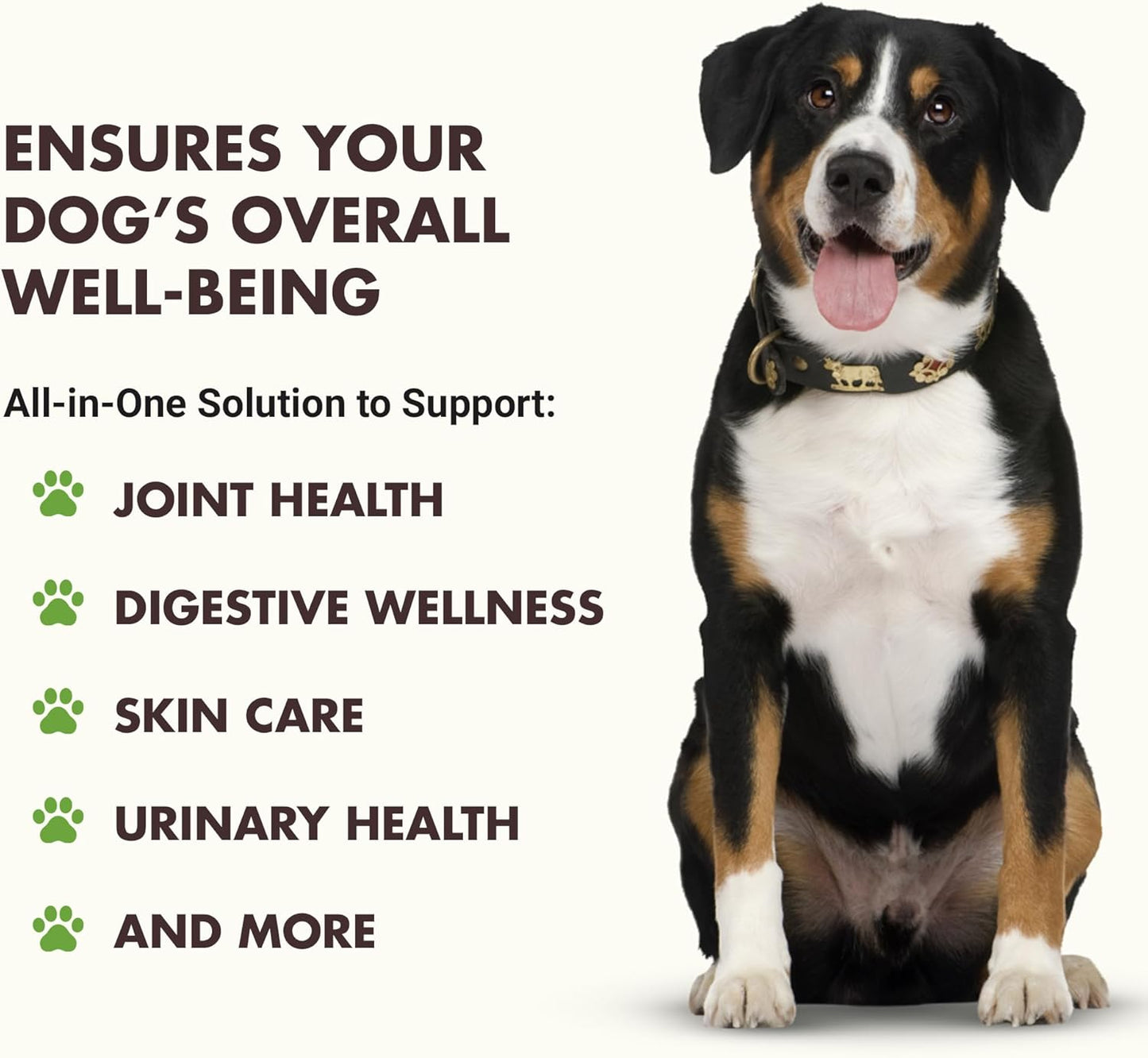 LIQUID-VET Total & Complete Support for Dogs – Joint, Allergy, Digestive & Immune Health & More – 10 Active Ingredients in 1 for Picky Eaters