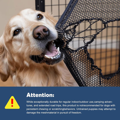 30 Inch Soft Dog Crates, Collapsible Dog Travel Crate for Medium Dogs Indoor & Outdoor, 3-Door Foldable Pet Kennel with Mesh Windows, Soft Blanket and Foldable Bowl