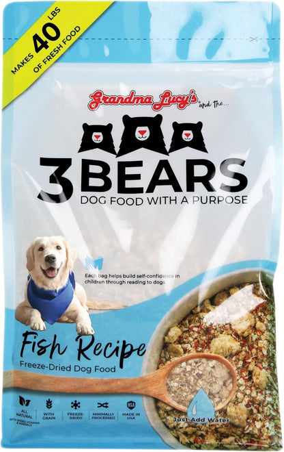 3 Bears Fish Dog Food - 8lb
