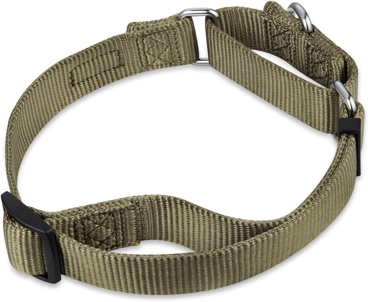 Hyhug Martingale Collar for Dogs Large Green |Escape - Proof Heavy Duty Nylon Durable No Pull, Ideal for Training & Daily Walks