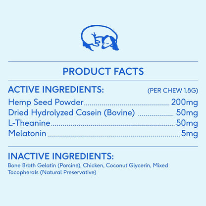 Native Pet Pup Power Bundle: Dog Calming Chews (120 Air-Dried Chews) & The Daily Dog Multivitamins (60 Scoops) - Natural Anxiety Relief with Melatonin & 11-in-1 Multivitamin