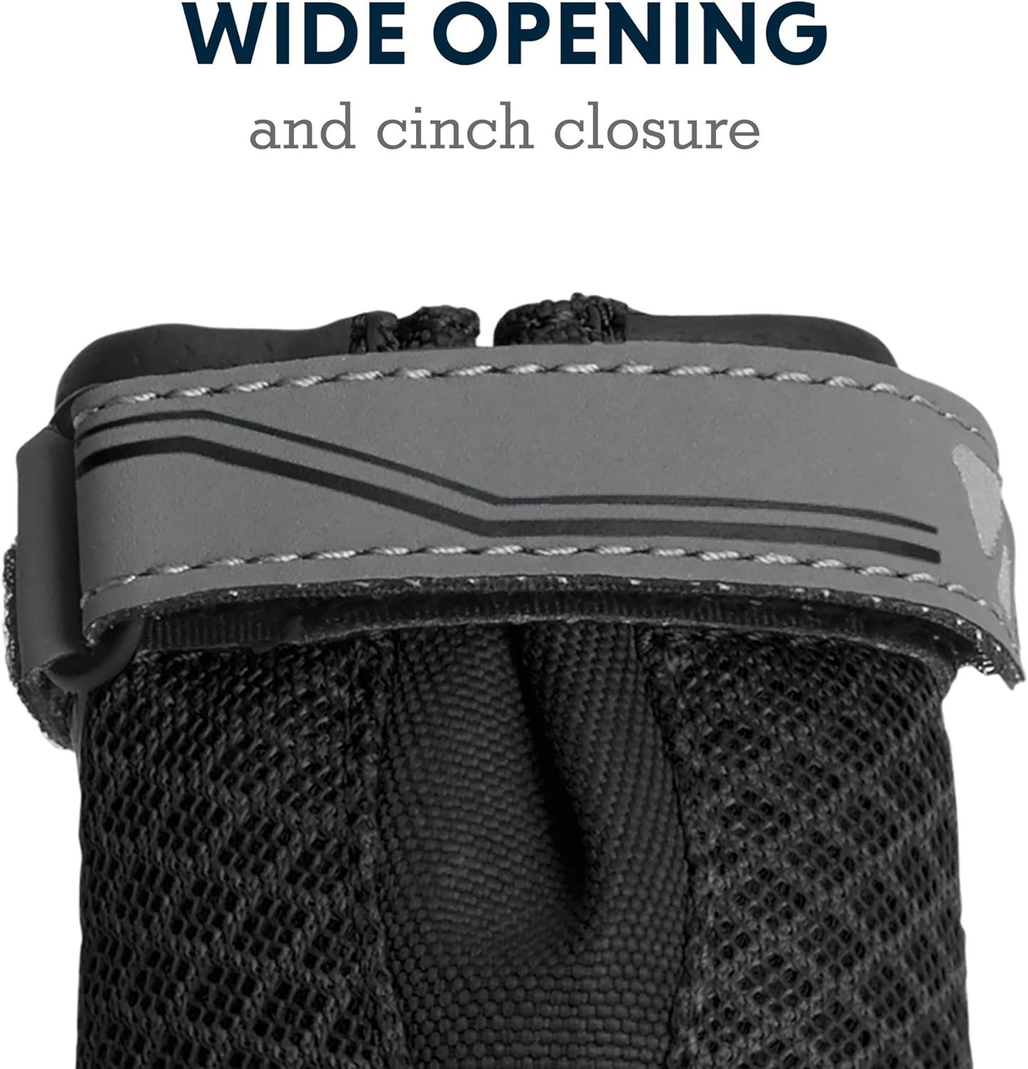 Ruffwear, Grip Trex Dog Shoes, Non-Slip Boots for Hot Pavement & Snow, Weatherproof Paw Protection with Breathable Mesh, Rugged Sole for Hiking, Obsidian Black, 2.25"