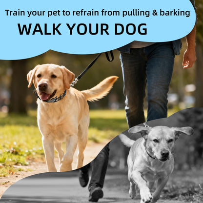 Prong Training Collar for Dogs, Adjustable Dog Pinch Collar with Quick Release Buckle, No Pull Collar for Small Medium Large Dogs, Extra Link and Caps