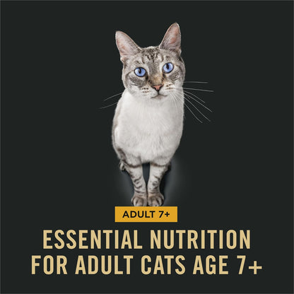 Purina Pro Plan Senior Cat Food Dry 7+ Complete Essentials Chicken and Rice Formula 14 Pound (Pack of 1)