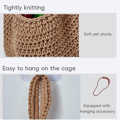 Small Pet Hammock Bed for Rats, Sugar Gliders, Rat Toys Soft Hanging Sleeping Hideout for Cage, Washable Comfortable Nest as Rat Cage Accessories