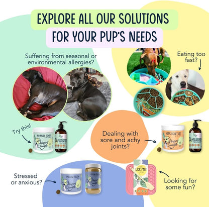 Dog Multivitamin Supplement - Glucosamine, MSM, Chondroitin for Joint Support, Gut Support with Probiotics, Skin and Coat with Omegas-3s - Bacon (120ct)