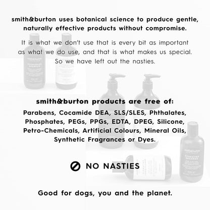 smith&burton Soothing Duo Set for Dogs & Cats, 16.9 oz | Gentle Soothing Shampoo & Conditioner with Chamomile, Oat,Manuka Honey & More, Scent No.3