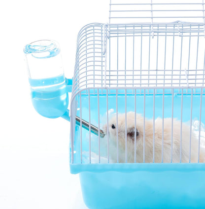 Small Hamster Cage, Hamster Travel Carrier, Travel Cage, Portable, Hand-held, Breathable, Easy to Clean Carry, for Short Trip, Visit to The Pet Clinic, for Small Size Hamsters, Green