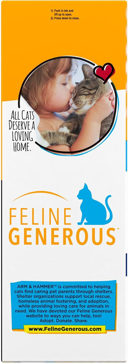 ARM & Hammer Ultra Last Clumping Cat Litter Unscented MultiCat 18 Lbs. Pet Friendly with Baking Soda Odor Control Litter