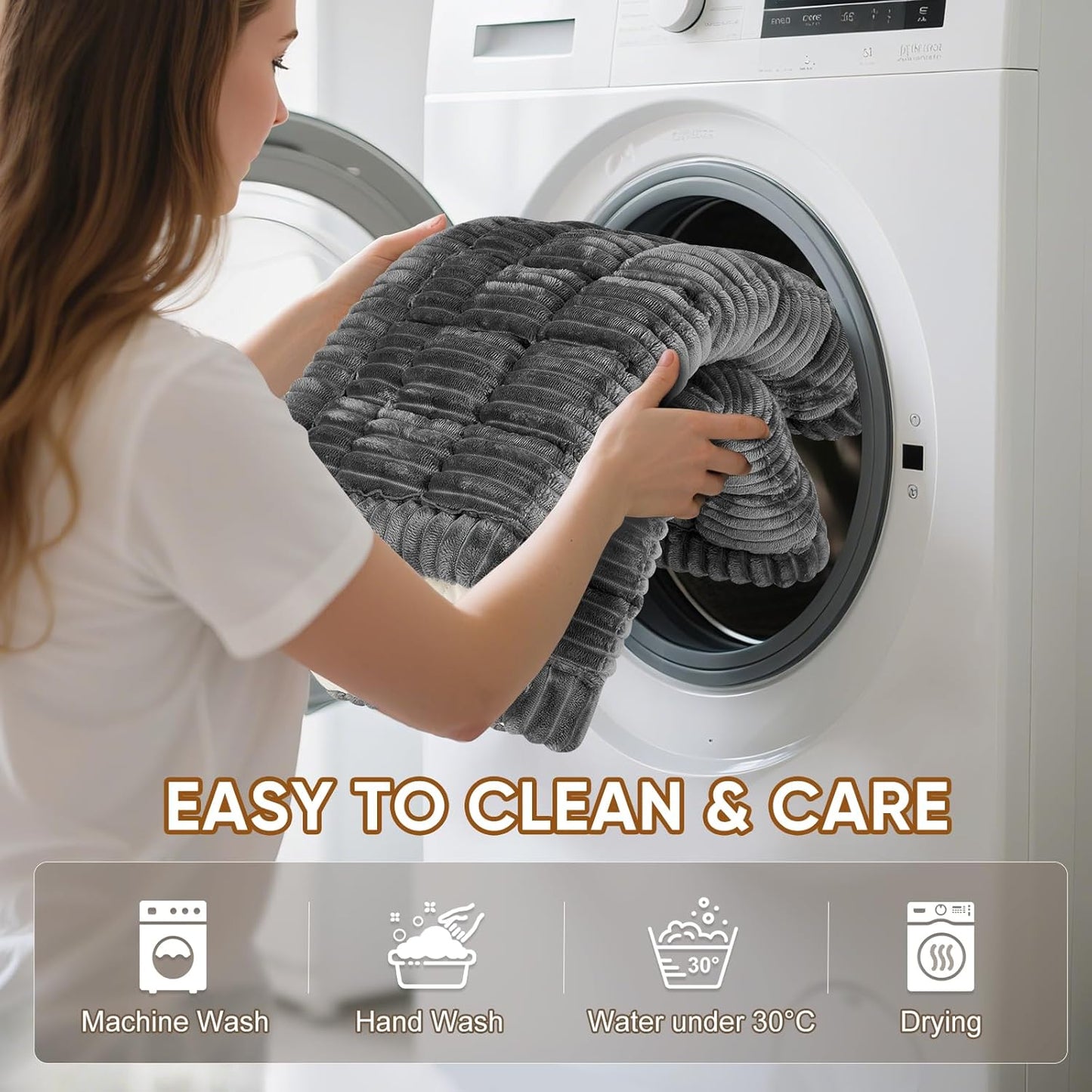 Dog Bed for Car, Non-Slip Travel Back Seat Pet Bed Mat, Dog Mat for Car Trucks Backseat, Fit for Backseat Extenders and Seat Covers (Dark Grey, 54 x 18.5 inch)