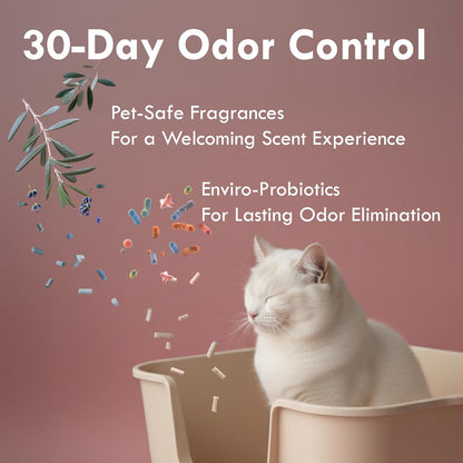 Yosemite Scented Pellet Tofu Cat Litter & Deodorizer Set – Strong Clumping, Odor Control, Easy Cleanup, Long-Lasting Freshness