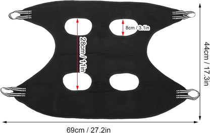 Pssopp Cat Nail Clipper Hammock, Breathable Grooming Pet Hammock for Cats Kittens Provides Secure Attachment (S)