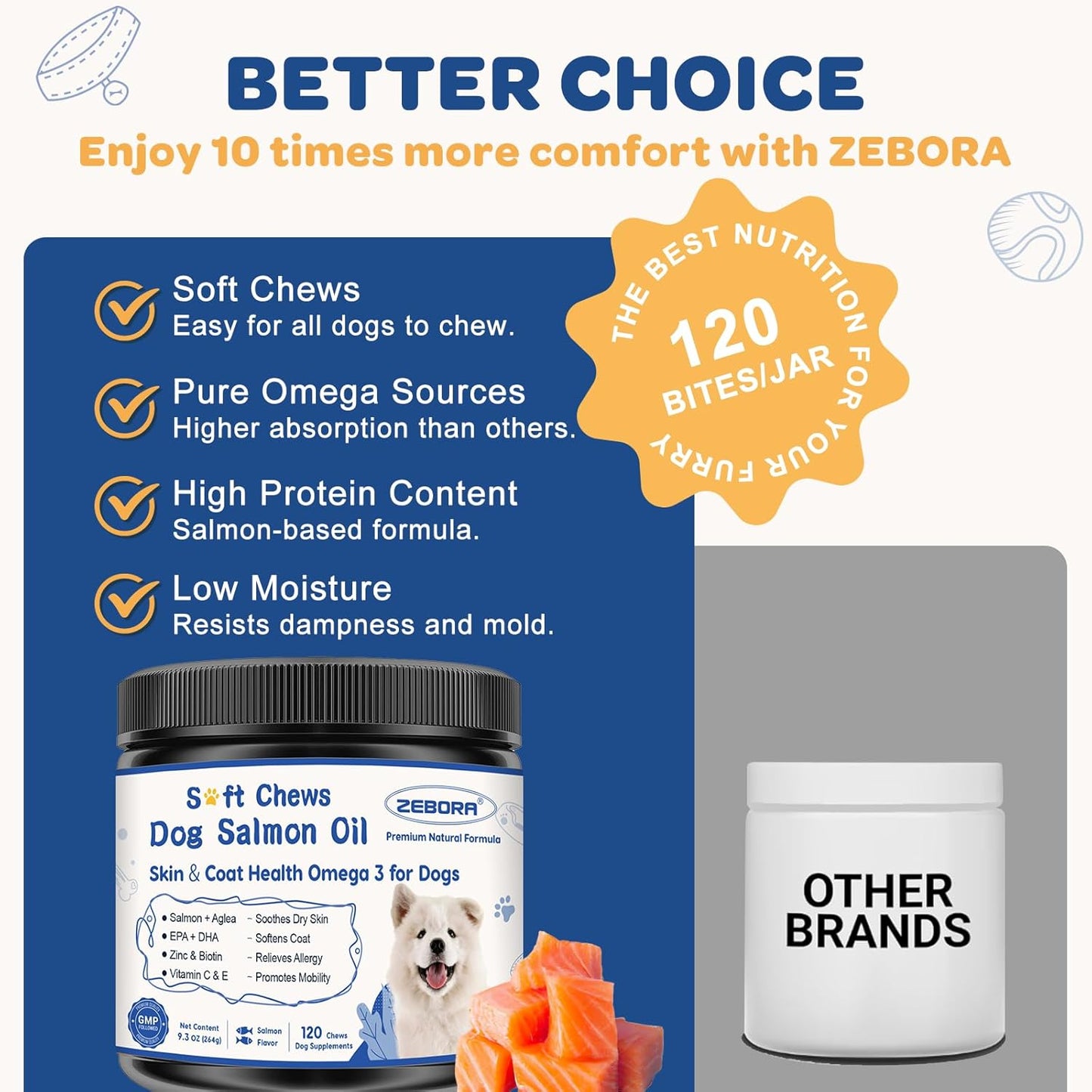 Dog Multivitamin and Dog Salmon Oil Chews
