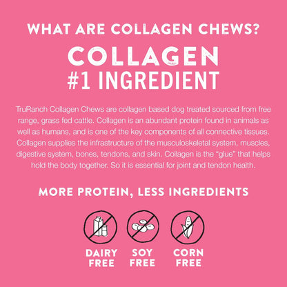 TRURANCH 5" Pork Skin Twists - Collagen Chews for Dogs - Bacon Flavor - Made with Real Pork Skin - Rawhide Alternative - Limited Ingredient - Easy to Digest Treat, 1 Bag, 9 Count