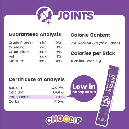 Choolip Bundle | 20pc Jumbo Squeeze Vita Sticks with Essential multivitamins + 49 Joint Support Squeeze Vita Sticks with Essential multivitamins [Both Products are for Cats & Dogs of All Life Stages]