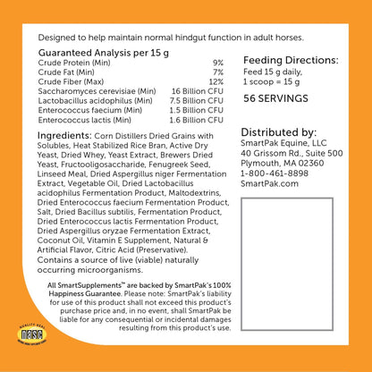 Senior Support SmartPak | Prebiotics and Probiotics | Turmeric Supplement | Flax Seed for Skin & Coat Health | Antioxidant Support for Senior Horses | 28 Days Supply