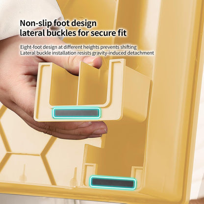 PAKEWAY Cat Ramp for Litter Box, Adjustable Elevated Cat Litter Box Step, for Automatic Litter Boxes & High - Entrance Litter Boxes - Ideal for Small & Elderly Cats