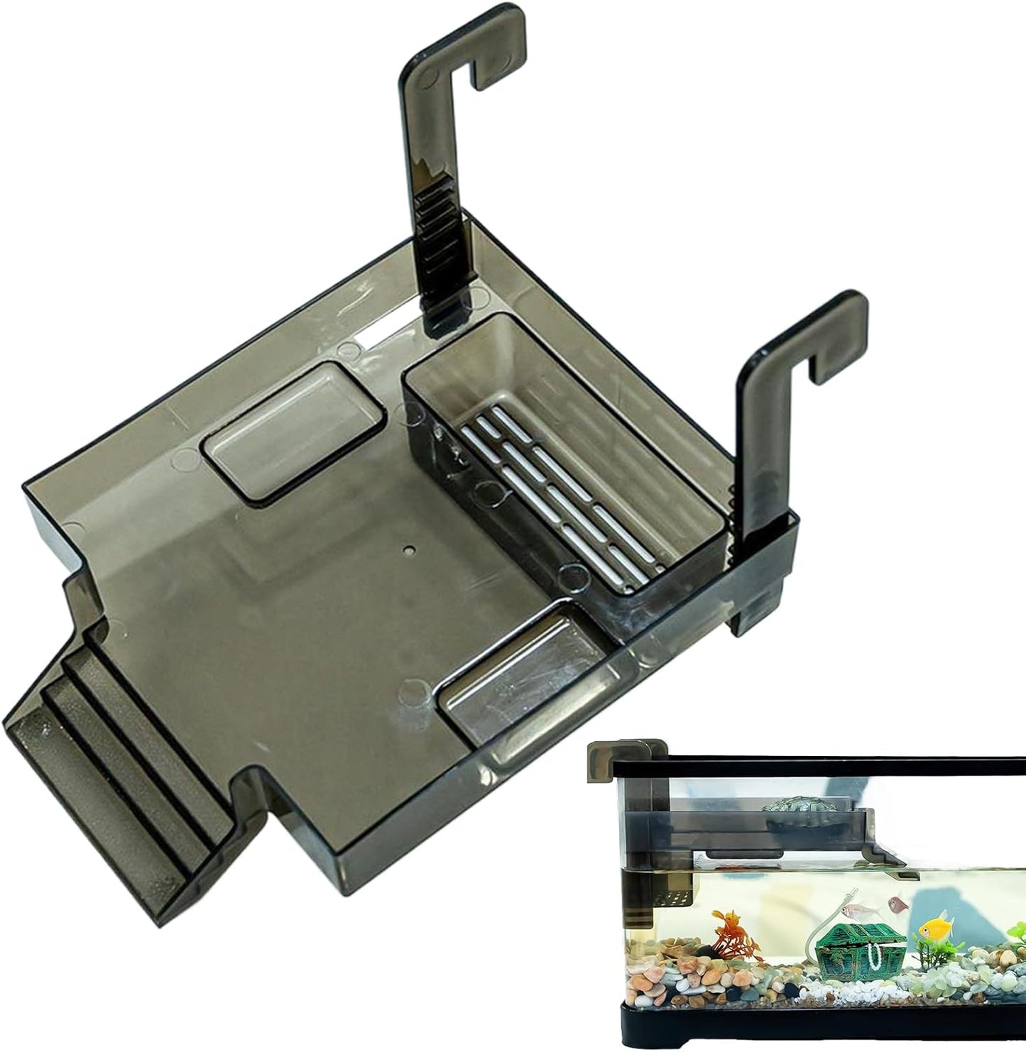 Turtle Basking Dock - Resting with Stairs - Basking Area for Aquatic Turtle Tank,for Frog Terrapin Salamanders Crabs Tortoise Balcony Hotel Restaurant