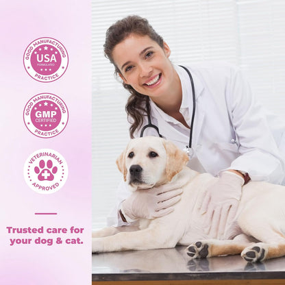 Probiotics for Dogs - Diarrhea Relief for Dogs and Cats - Supports Relief of Diarrhea and Loose Stools - Supports Digestive Balance and Gut Health - with Kaolin Clay and Probiotics - 300 Tablets