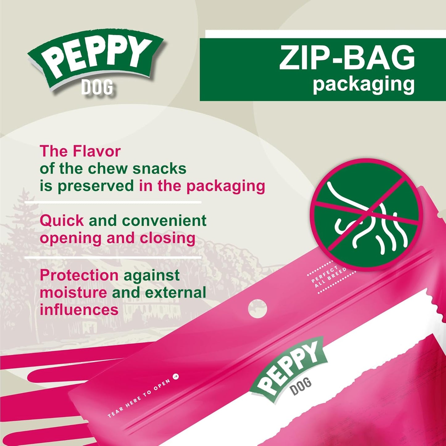 Natural Head Skin Chews (20 Count, 2 lb) | Collagen Sticks | No-Hide Treats | Rawhide Alternative | Protein-Rich Snack | Zero Chemicals