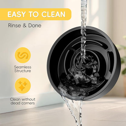 Slow Feeder Dog Bowl Reduces Fast Eating Improves Digestion Stop Bloat Prevent Choking for Medium and Large Dogs Black